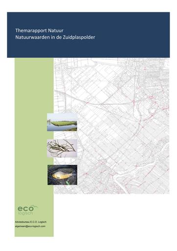 Themarapport Natuur, Natuurwaarden in de Zuidplaspolder